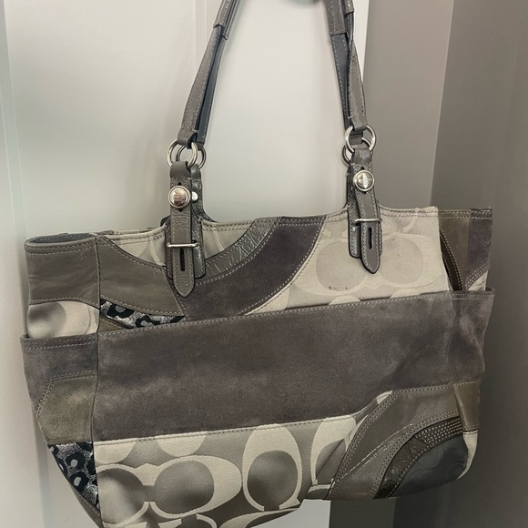 Grey Coach Handbag - Picture 2 of 4